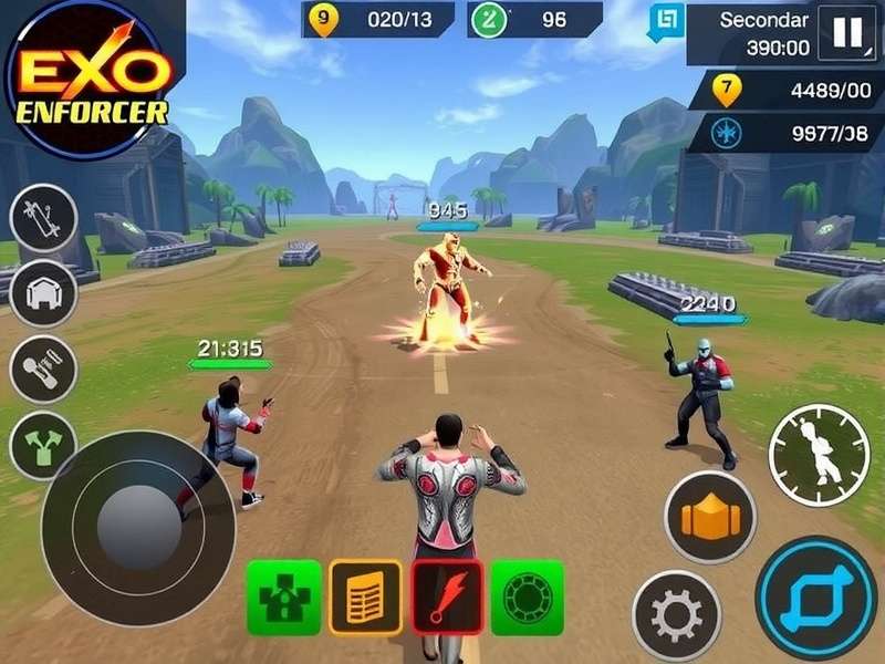 Exo Enforcer Gameplay Screenshot